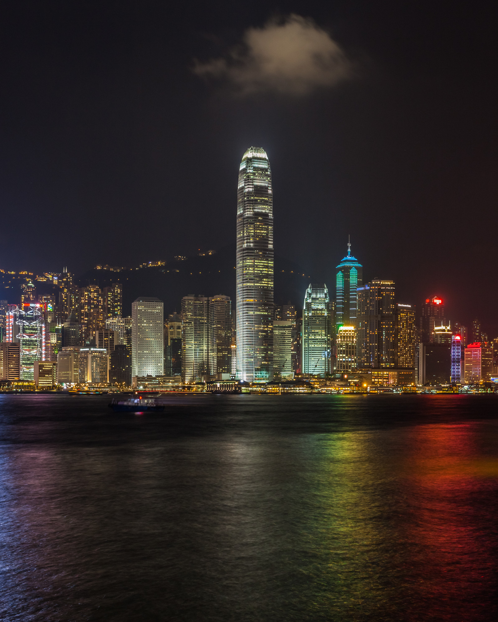 香港維多利亞港夜景